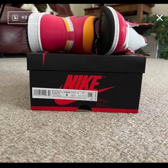 Nike OG Air Jordan 1 ‘Light Fusion Red’ - Picture 2 of 4